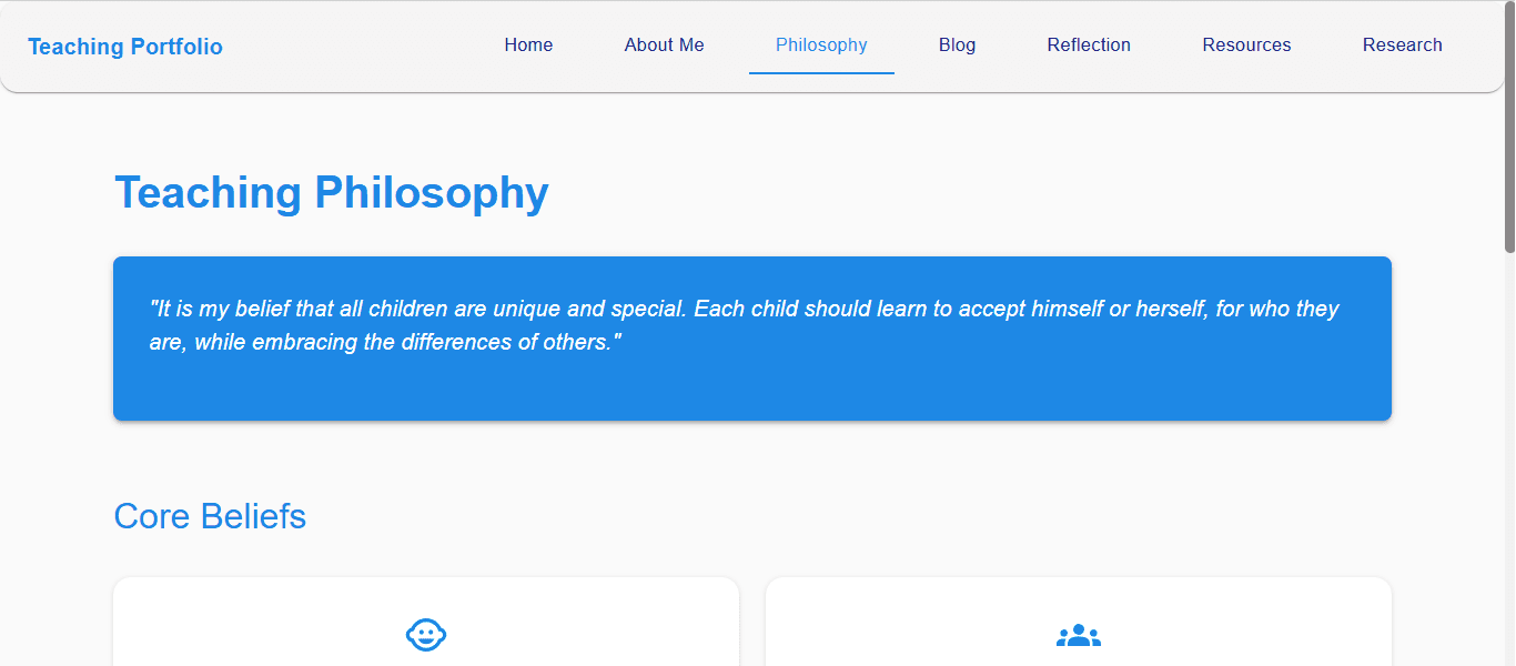 Educational Philosophy